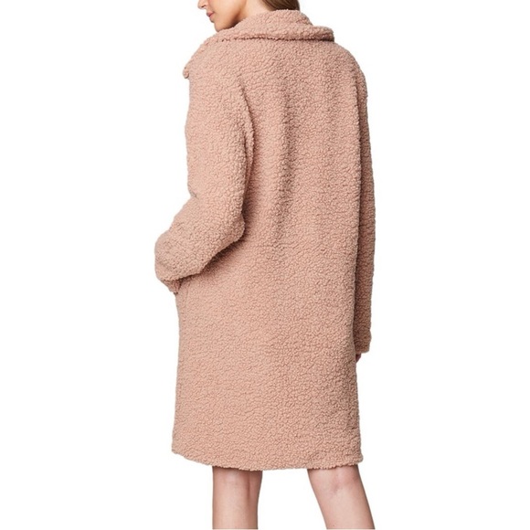 Blank NYC Longline Faux Shearling Coat - Picture 3 of 6